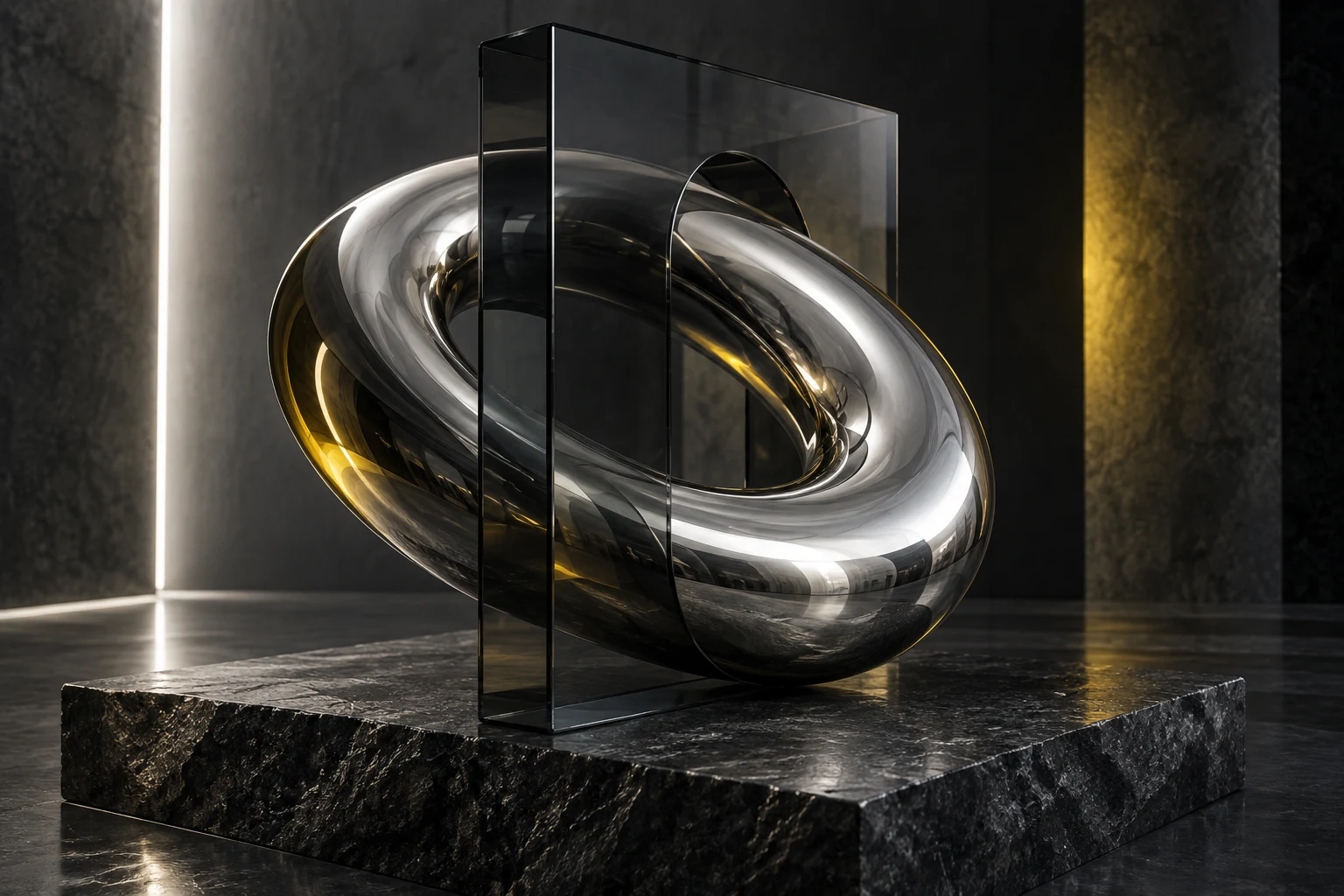 Material tension. — 3D hero concept study